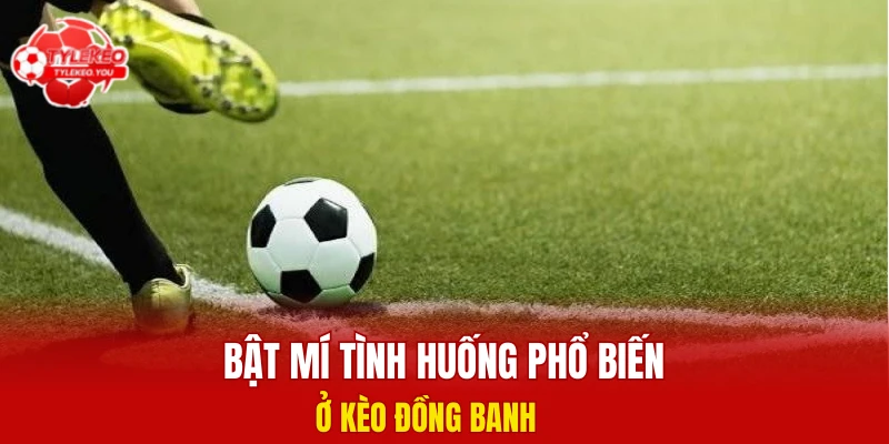 Bật mí tình huống phổ biến ở kèo đồng banh 