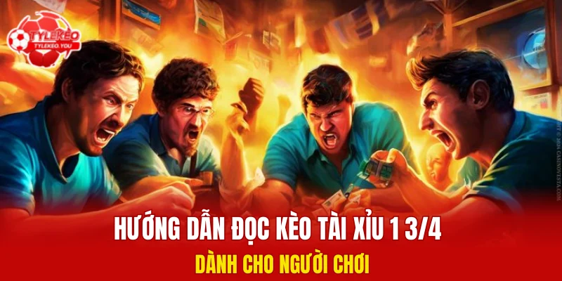 Hướng dẫn đọc kèo tài xỉu 1 3/4 dành cho người chơi