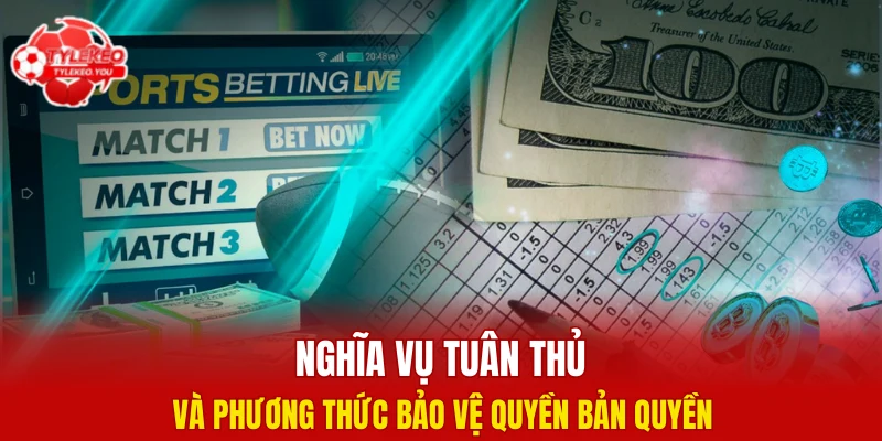 Nghĩa vụ tuân thủ và phương thức bảo vệ quyền bản quyền